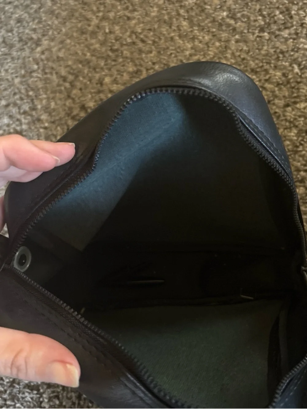 Zip Up Black Camera Case